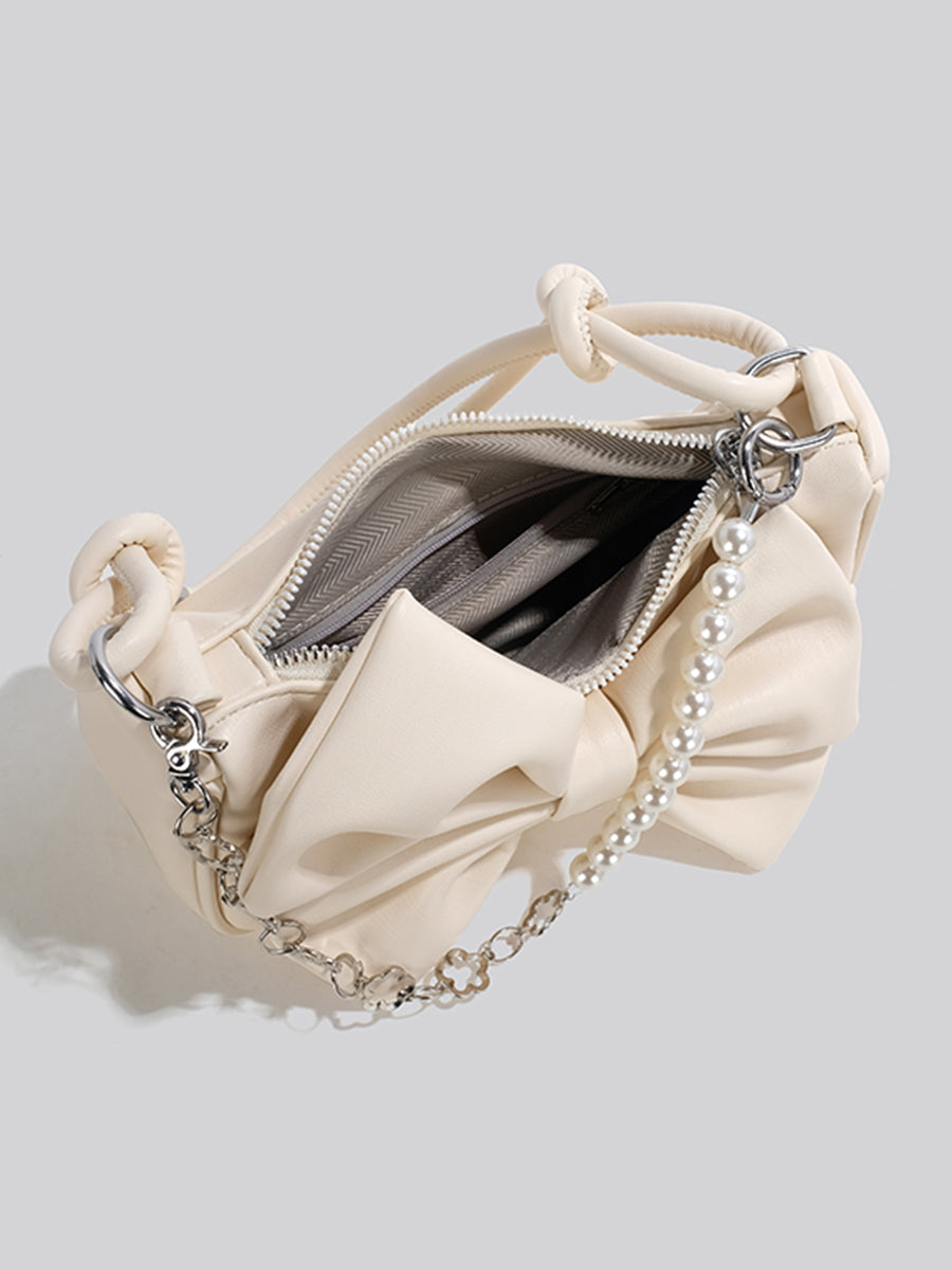 Bow Solid Color Bag
