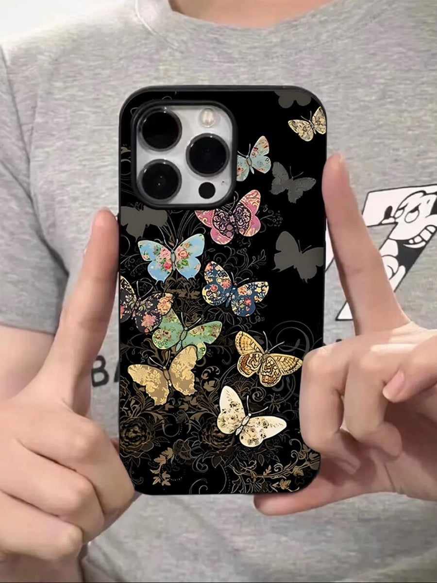 Retro Colorful Butterfly Phone Case