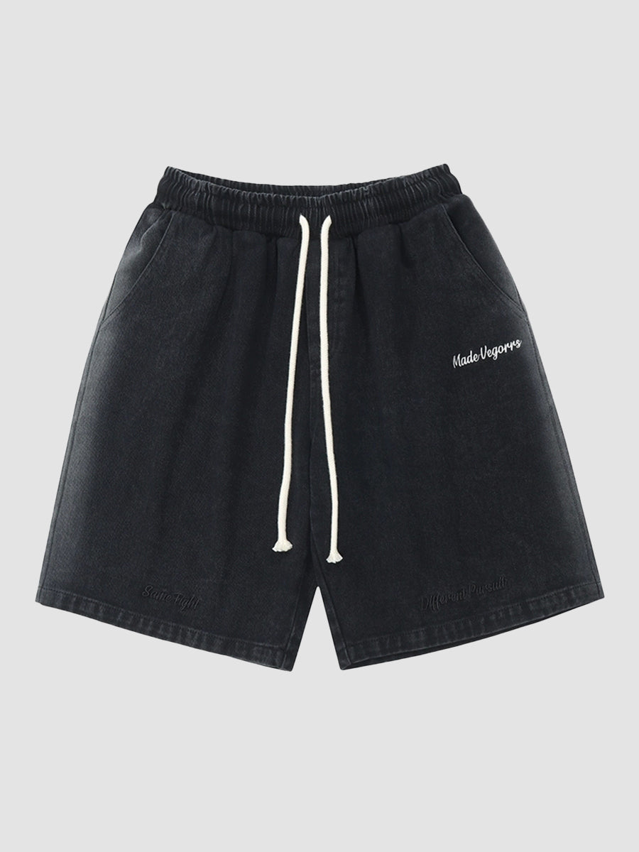 Solid Color Casual Shorts