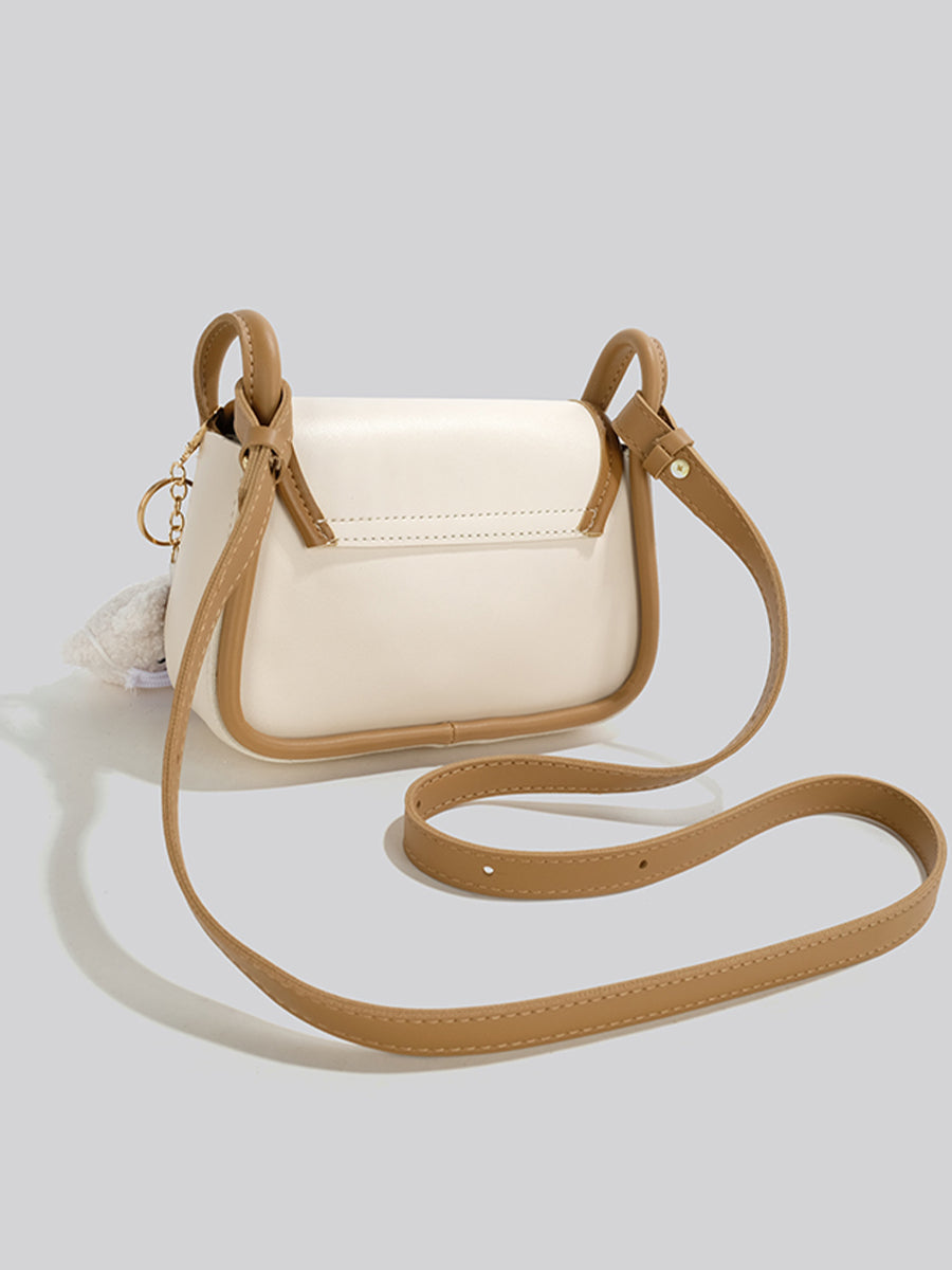 PU Leather Lovely Puppy Crossbody Bag