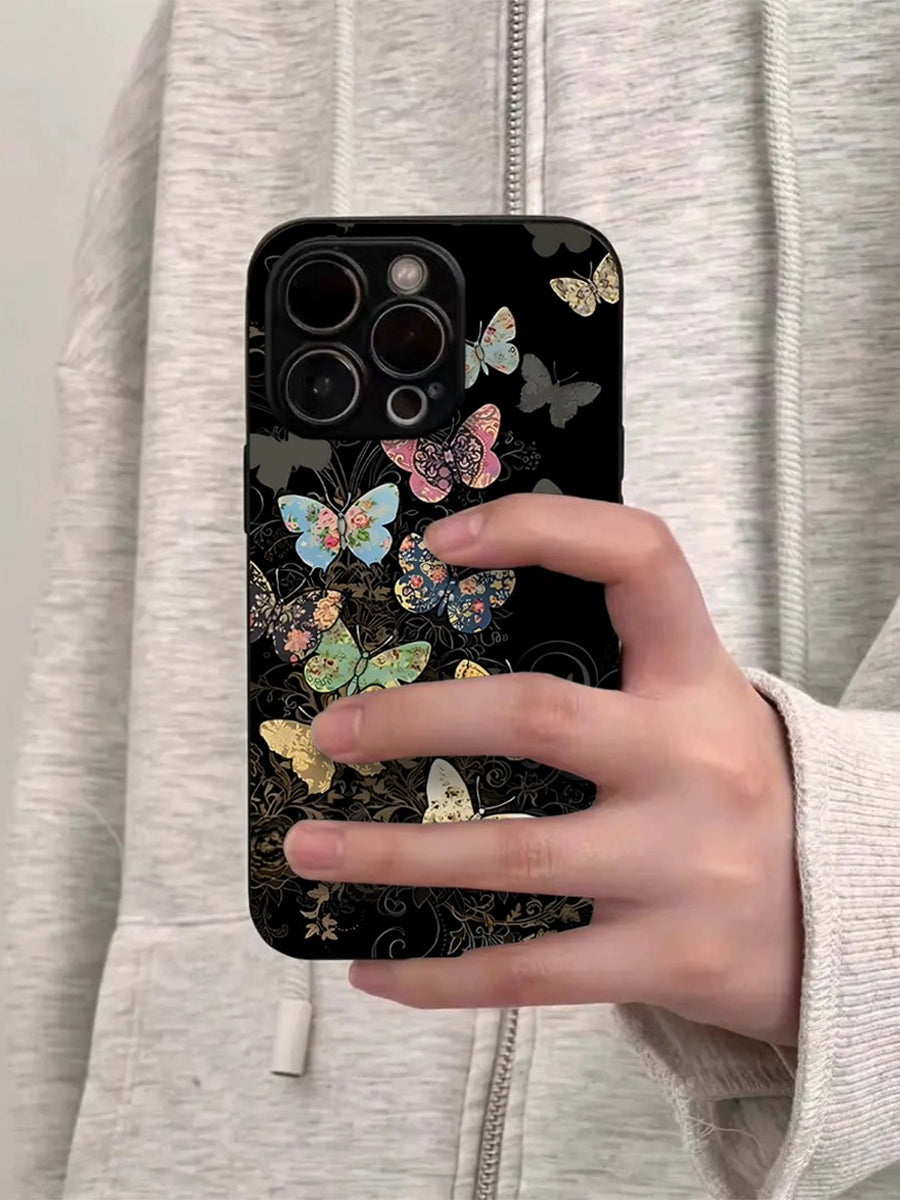 Retro Colorful Butterfly Phone Case