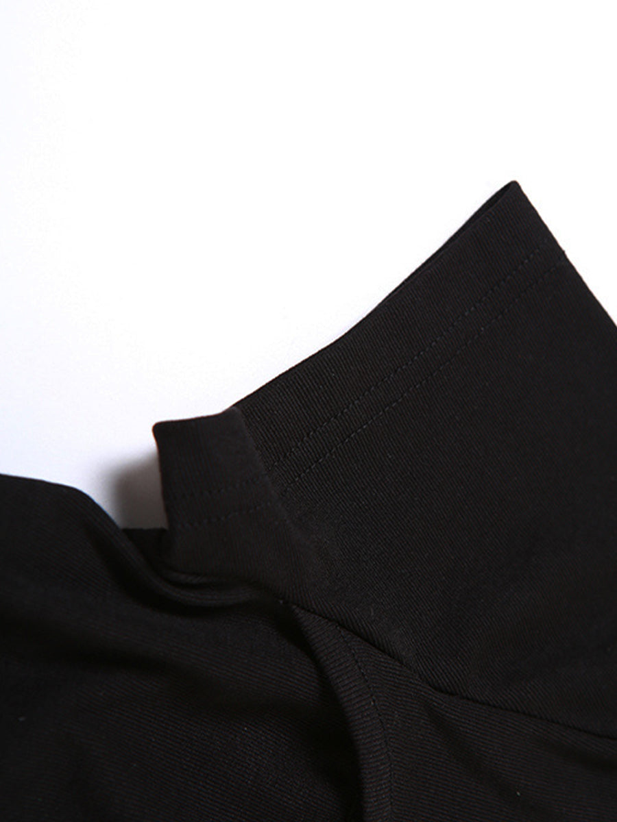 Irregular Neck Tie Top