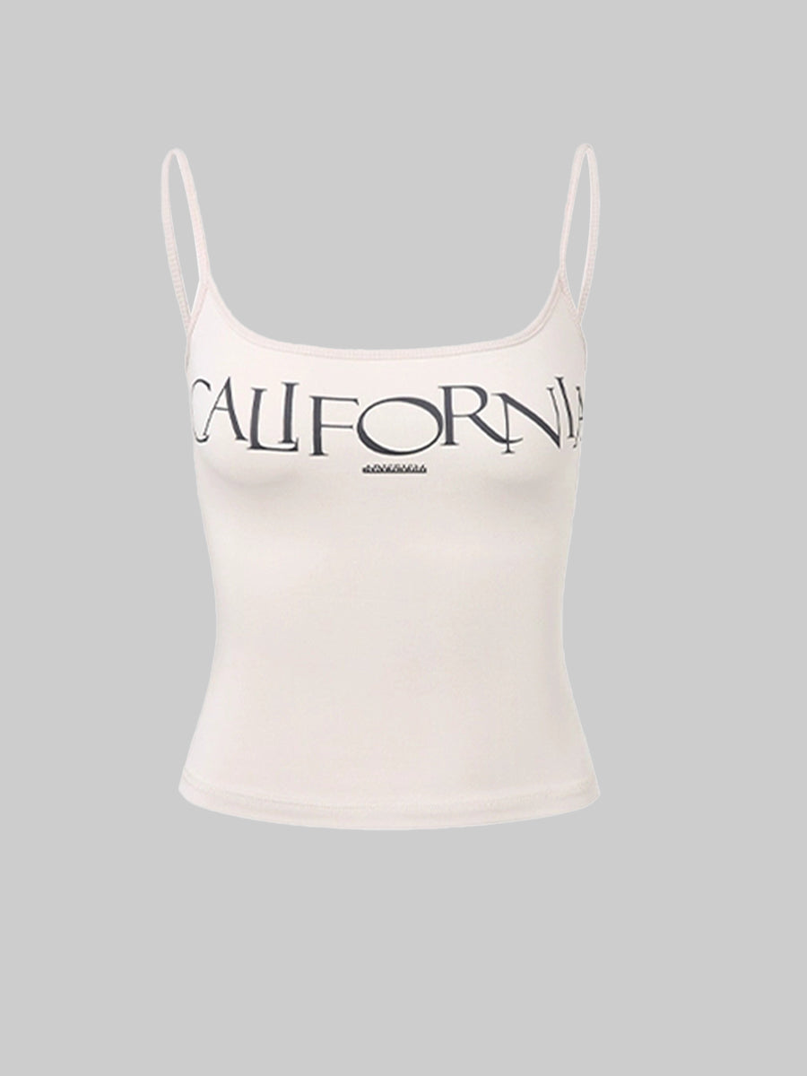 CALIFORNIA Solid Color Cami Top