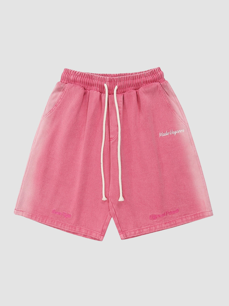 Solid Color Casual Shorts