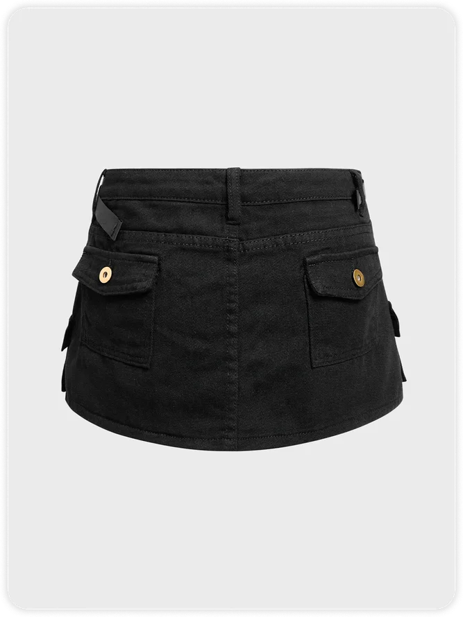 Street Black Bottom Skirt