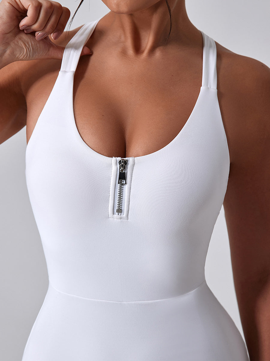 Women Summer Short Romper Dress Workout Set Tennis Active Sports with Boy Shorts Underwear