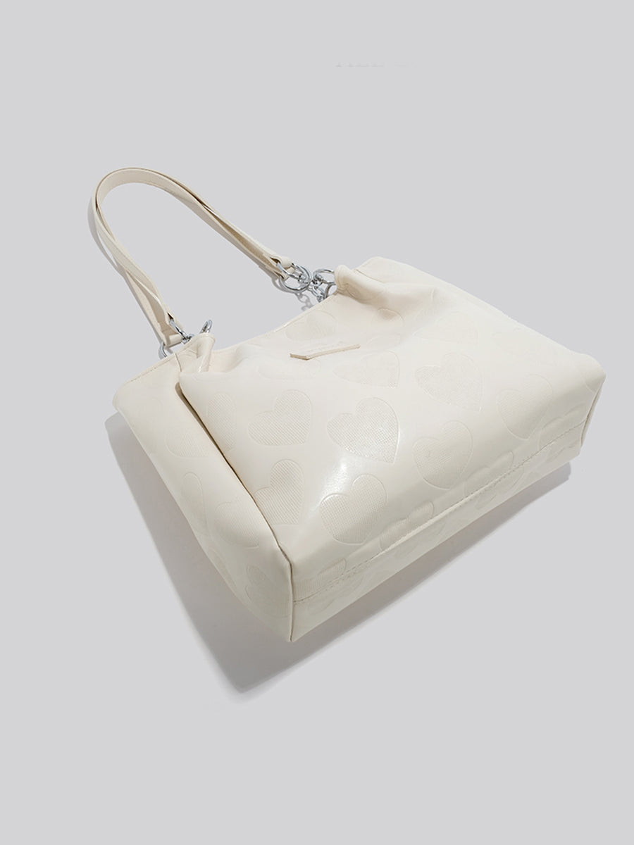 PU Leather Large Capacity Tot Bag