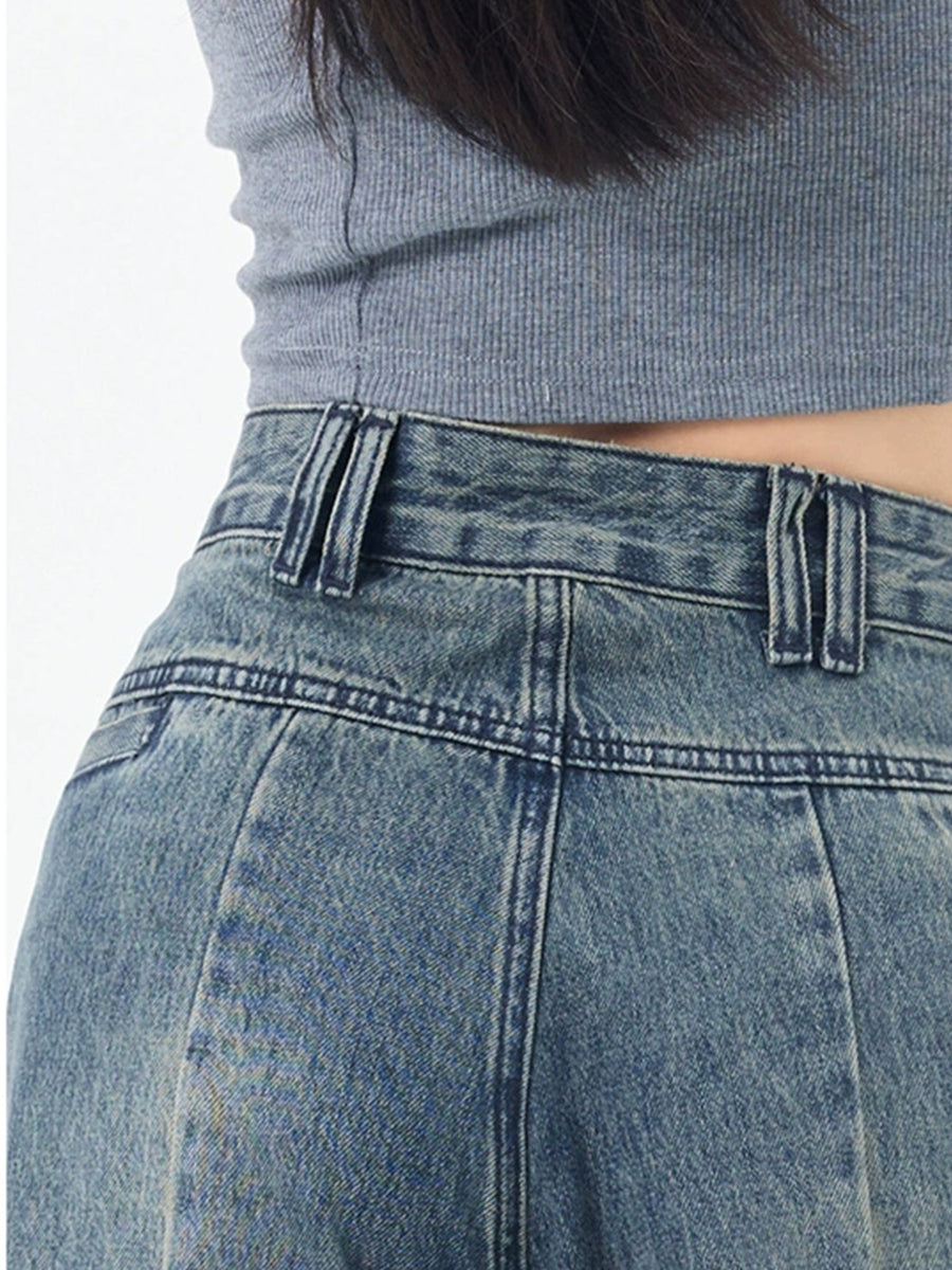 Blue High Waisted Jeans
