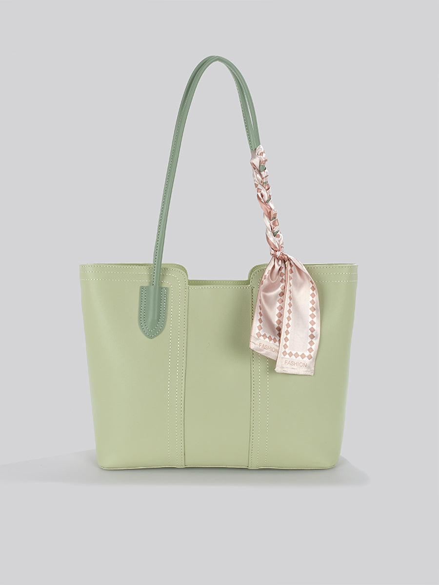 Solid Color Tote Bag