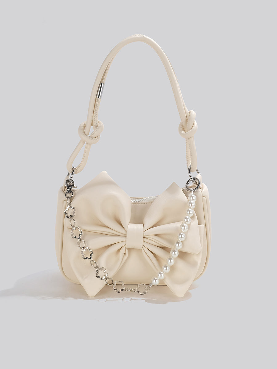Bow Solid Color Bag