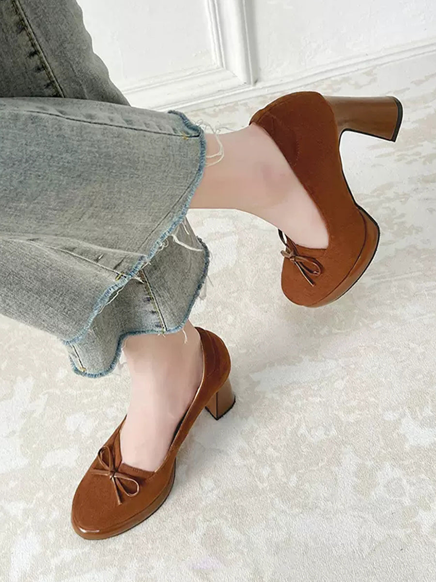 Chunky Heeled Ankle Strap Mary Jane Pumps Shoes