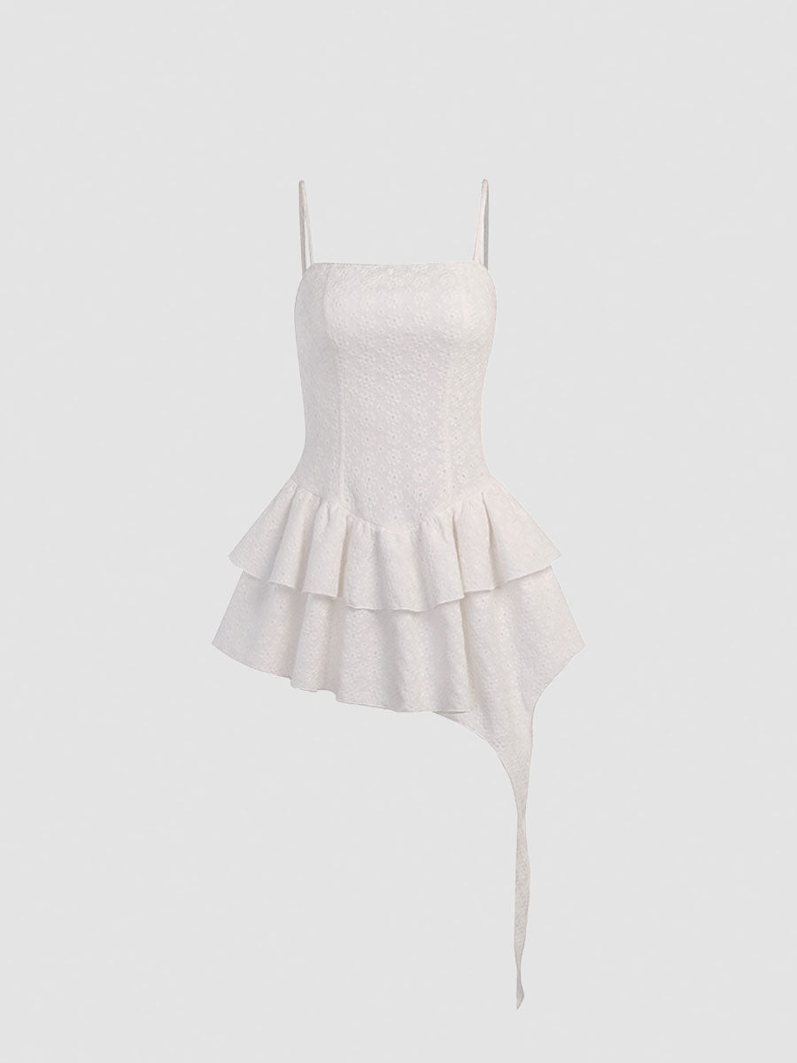 Printed Backless Camisole Dress