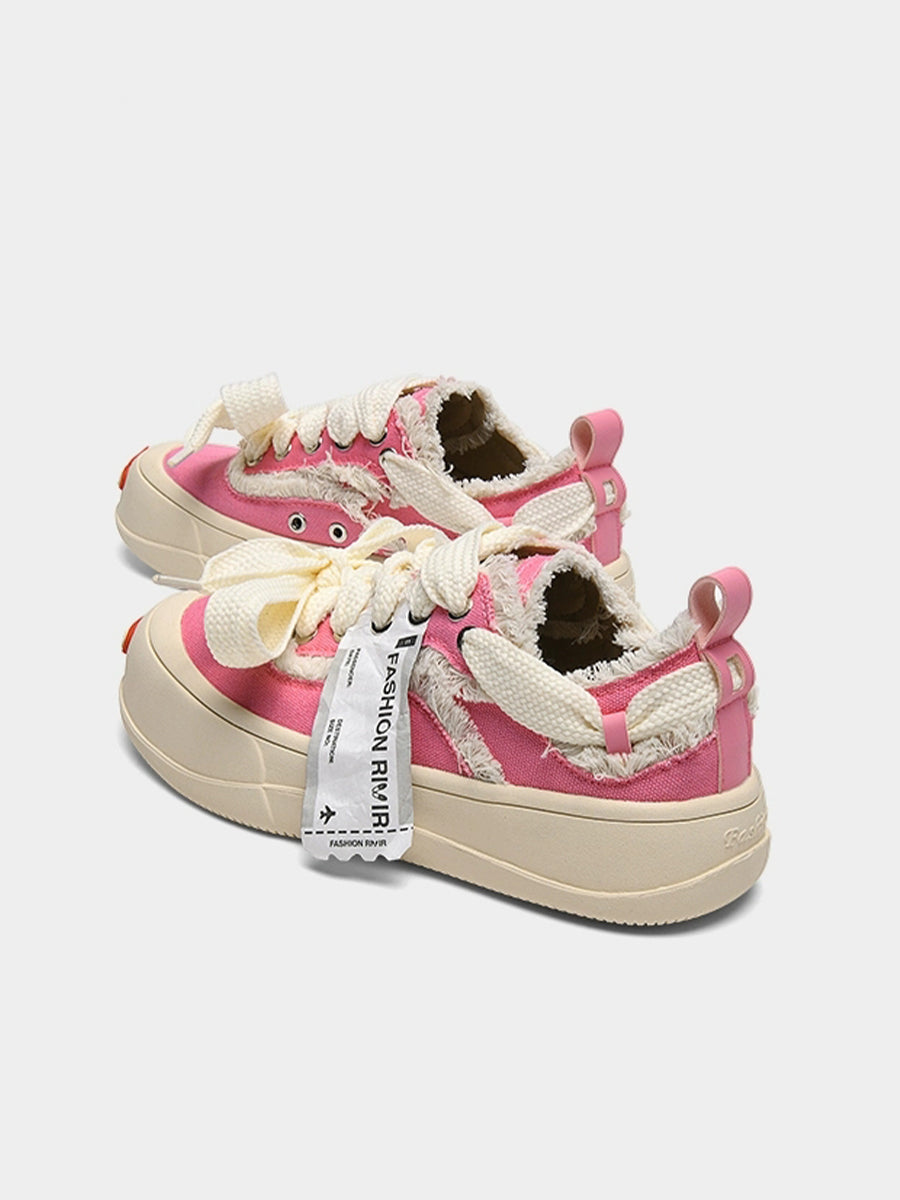 Chunky Sole Breathable Casual Shoes