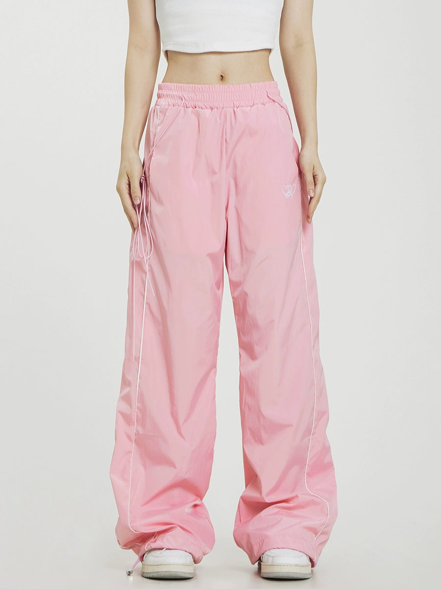Solid Color Loose Fit Quick Dry Sweatpants