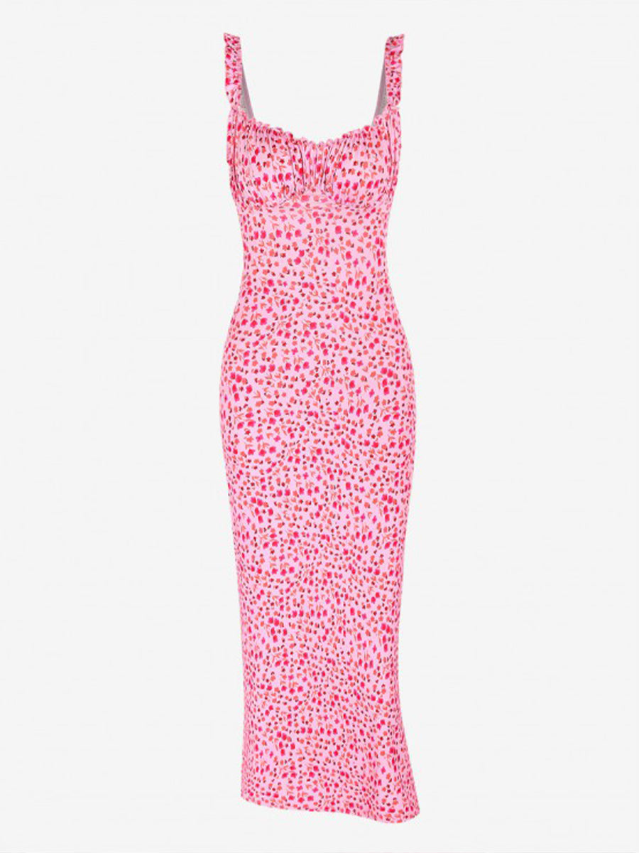 Pink Floral Cami Dress