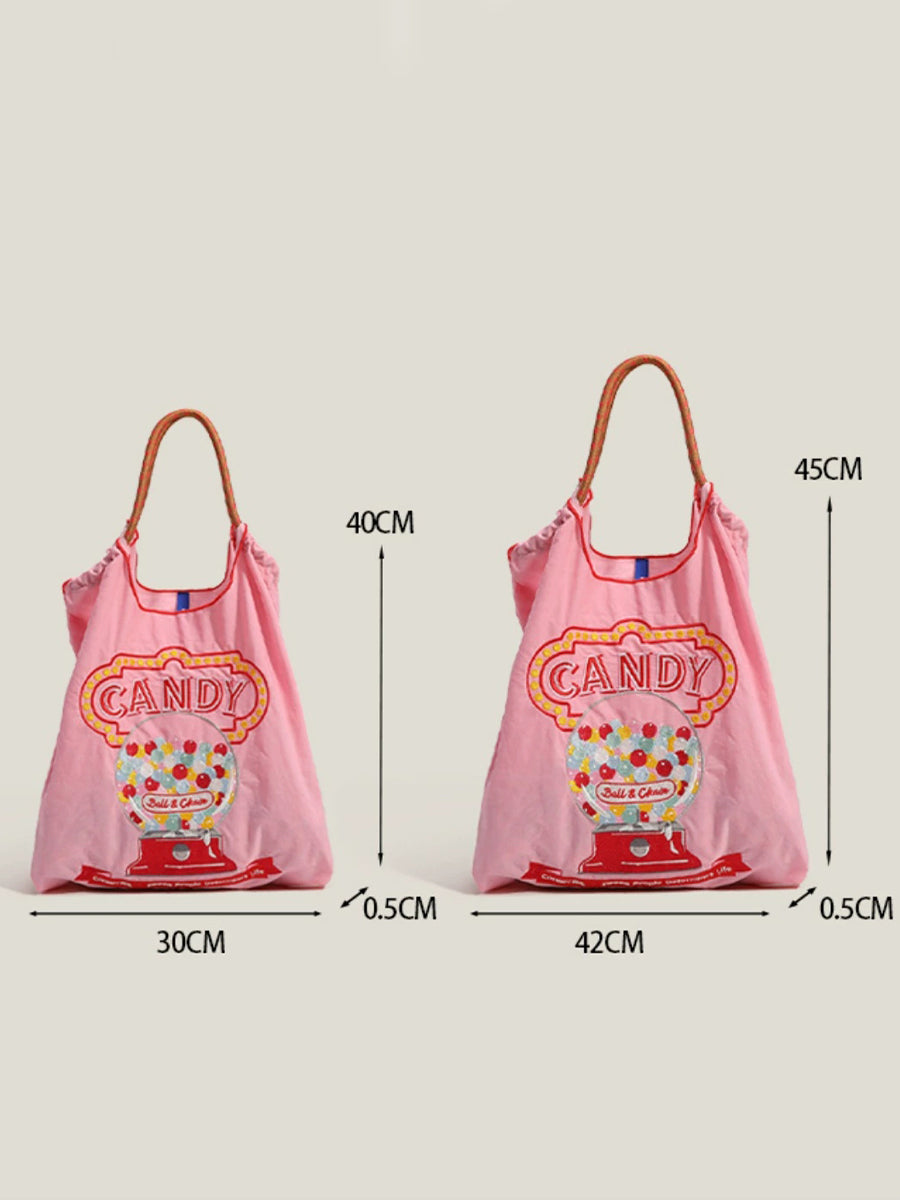 Large and Small Shopping Bag Canvas Bag