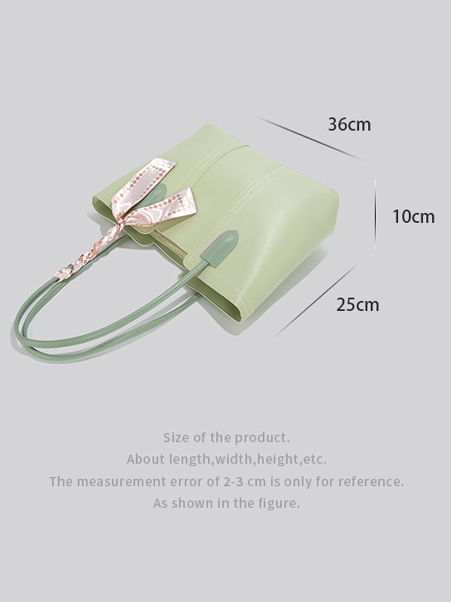 Solid Color Tote Bag