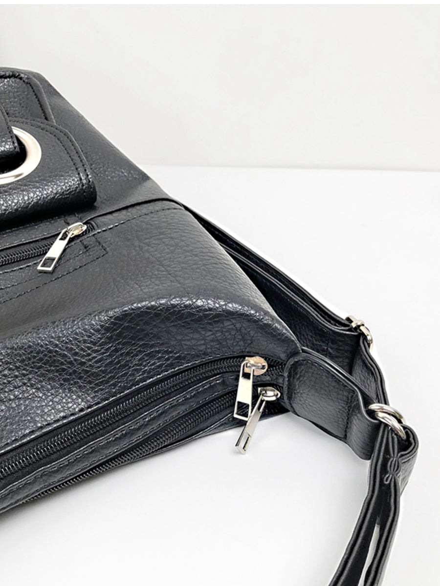 Triangle Leather Bag