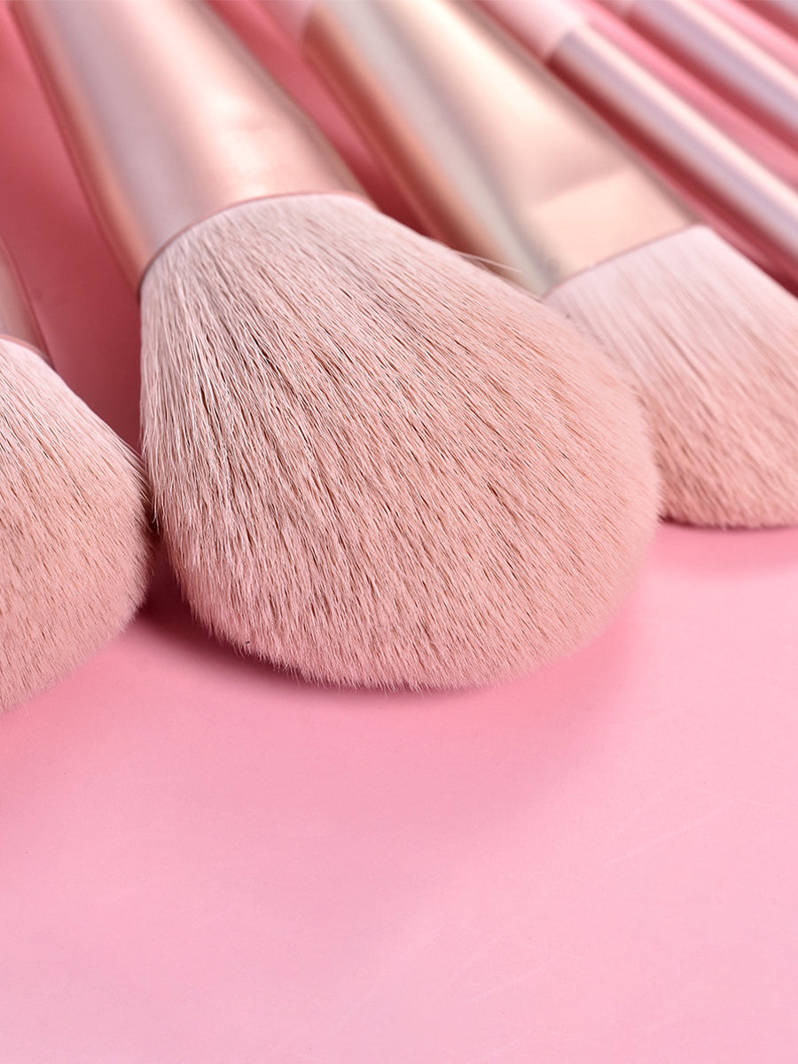 11 PCS Professional Antimicrobial Brush Set