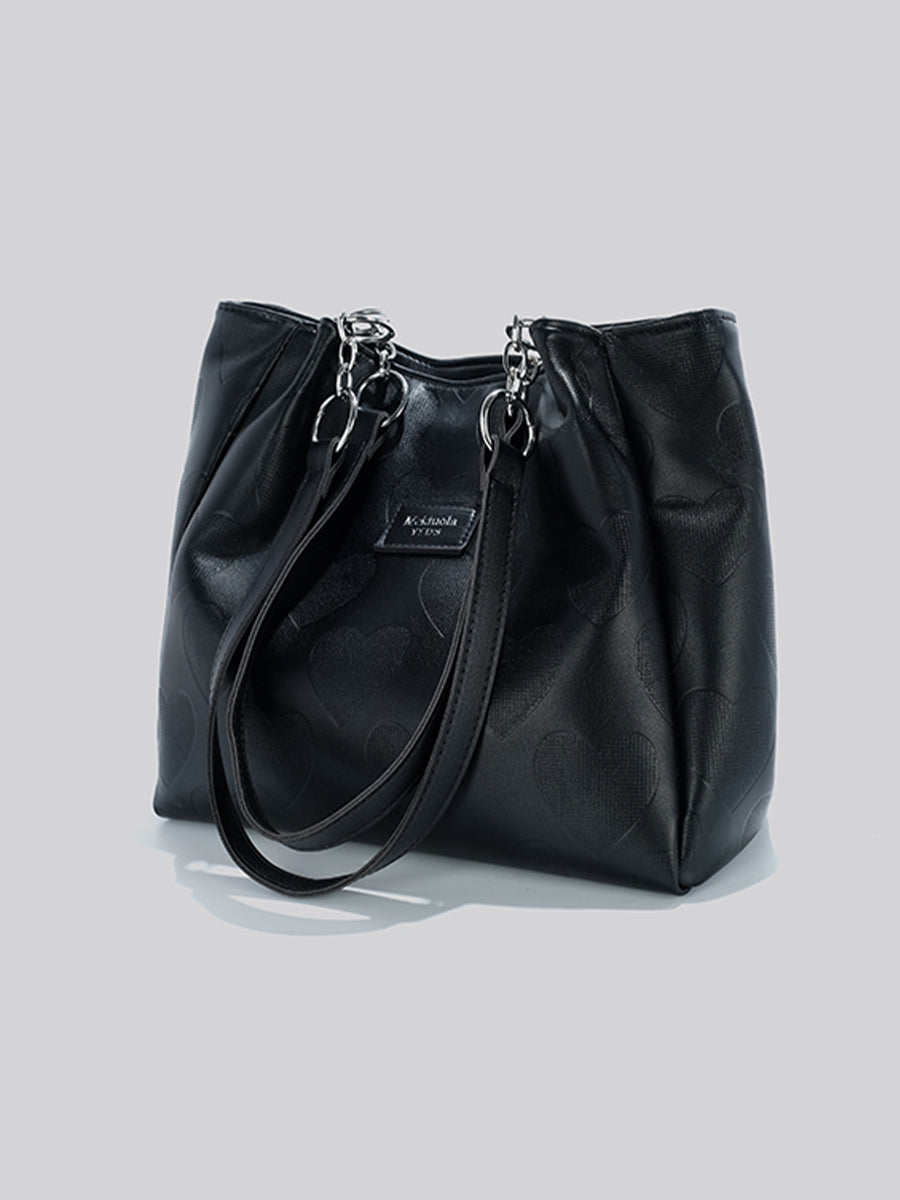 PU Leather Large Capacity Tot Bag