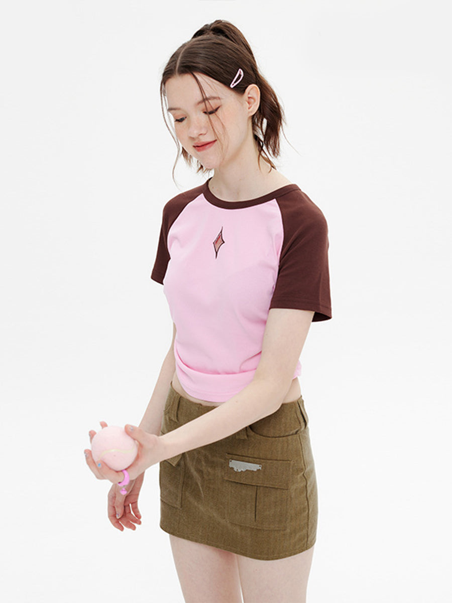 Draw Pleated Hollow Top
