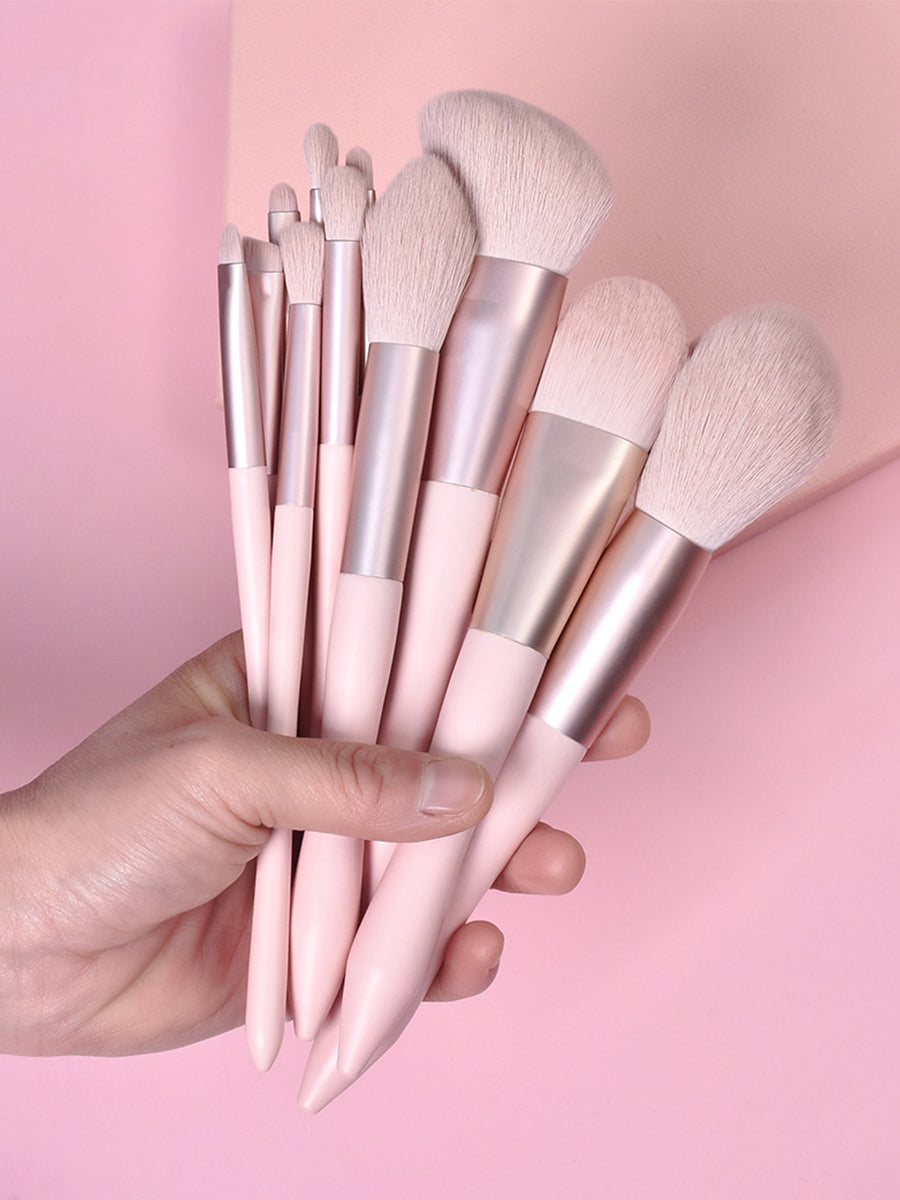 11 PCS Professional Antimicrobial Brush Set