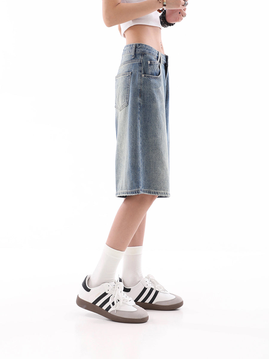 Unisex Vintage Loose Fit Denim Jeans