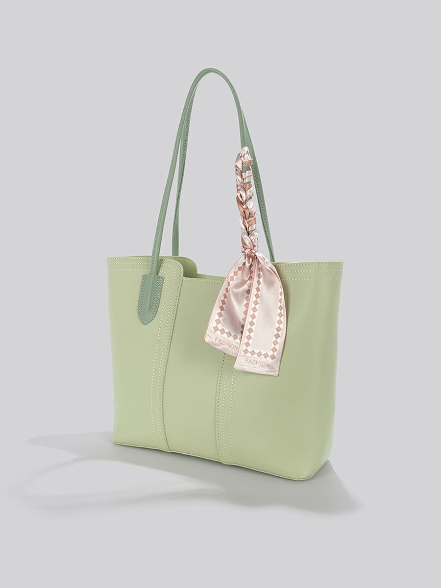 Solid Color Tote Bag