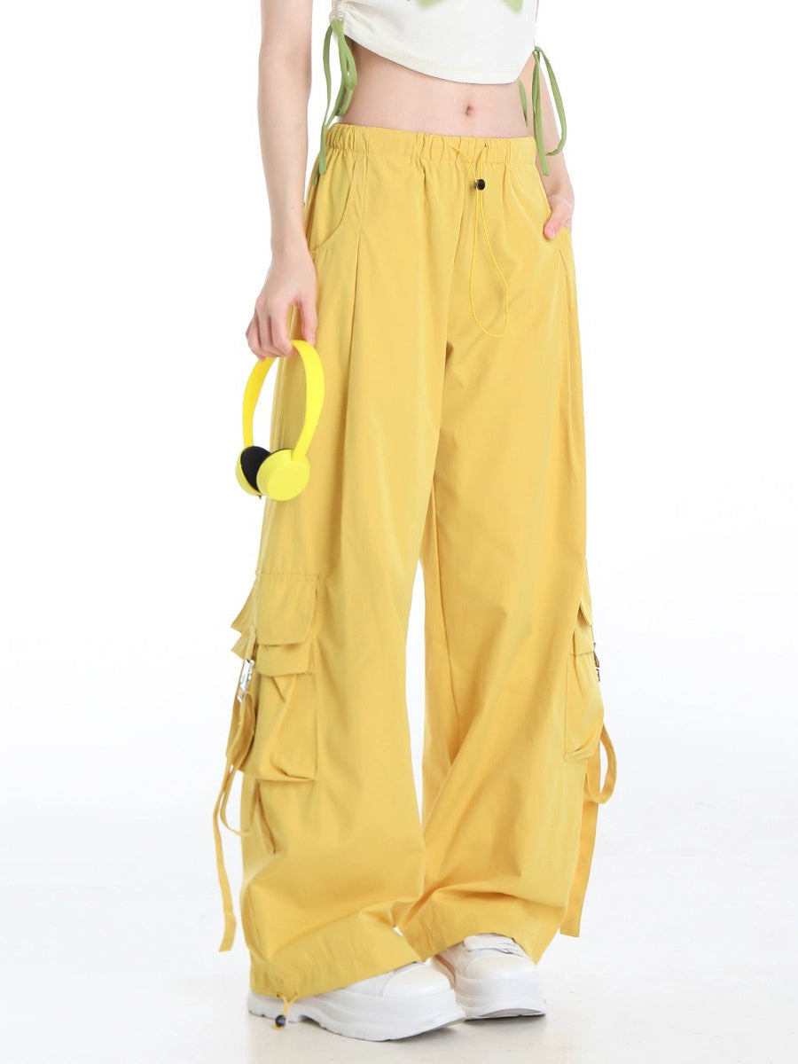 Pockets Casual Loose Pants