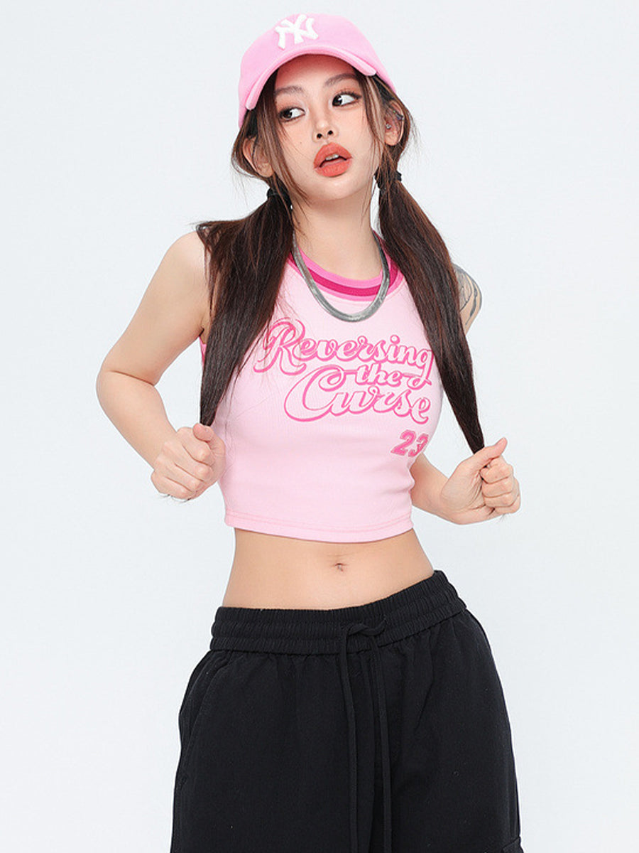 Printed Slim Fit Tank Top