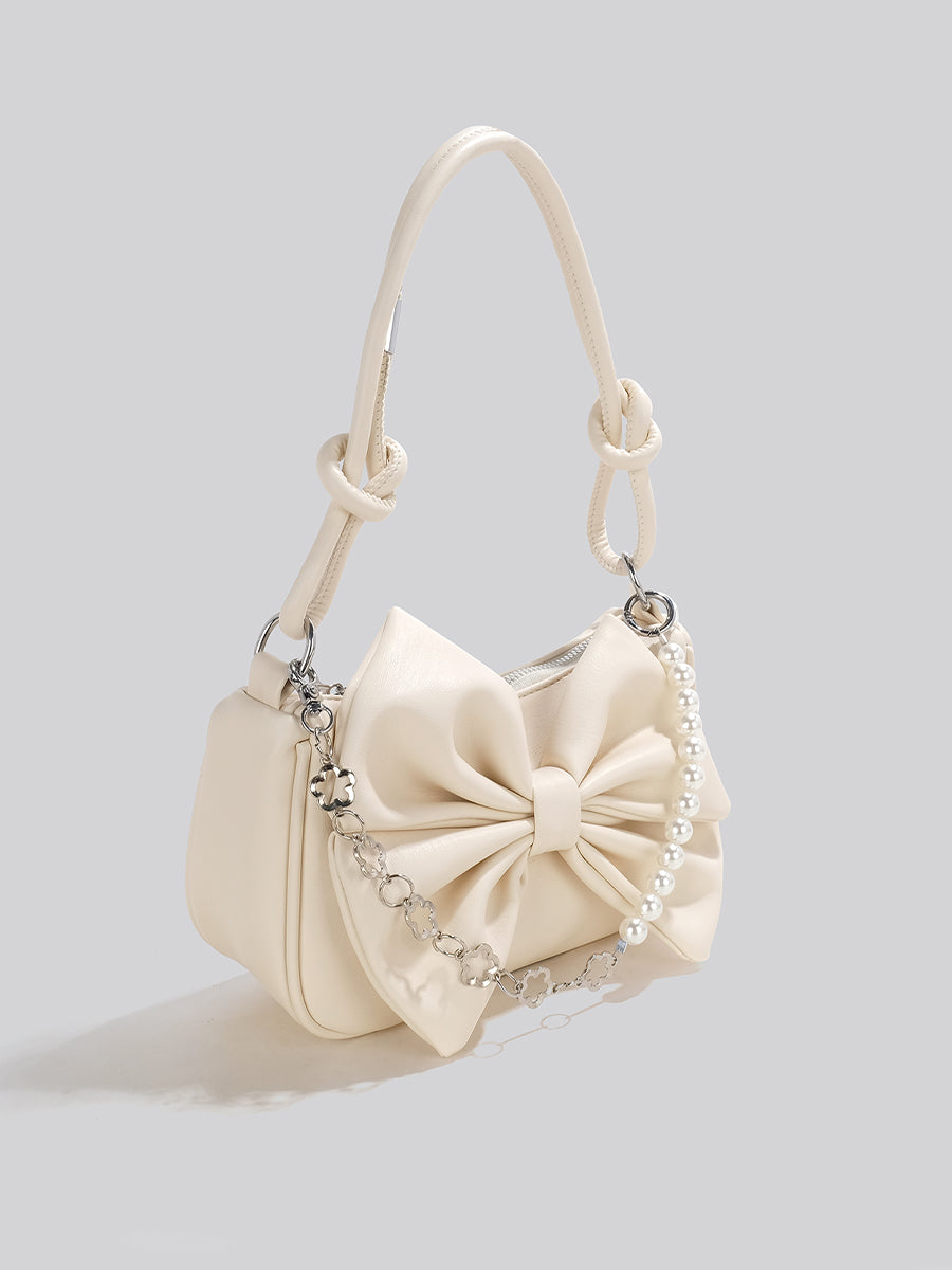 Bow Solid Color Bag