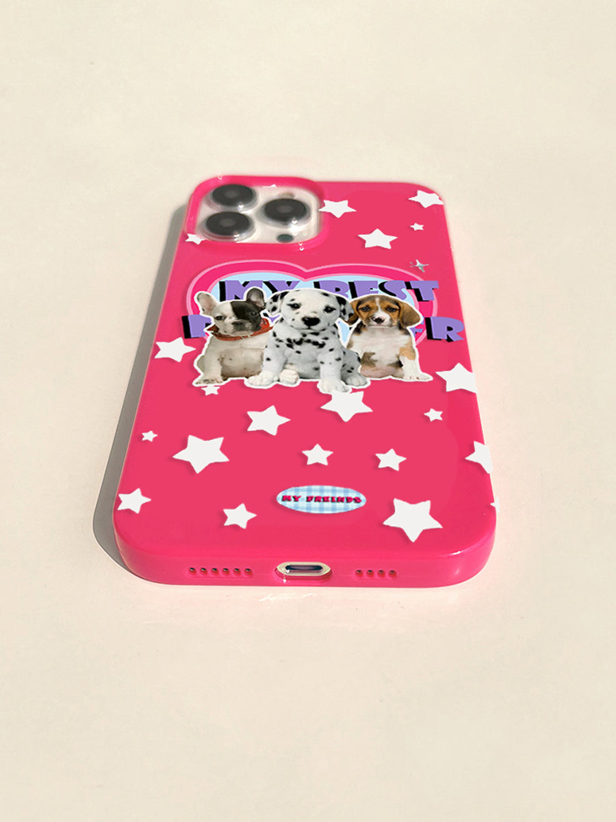 Cute Pink Puppy Case for iPhone