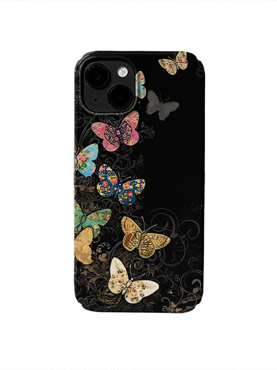Retro Colorful Butterfly Phone Case