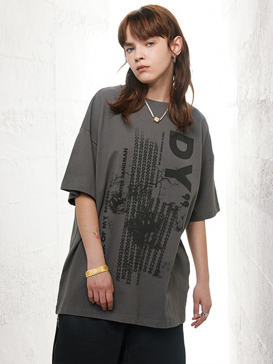Premium Vintage Cotton Oversized T-Shirt Top