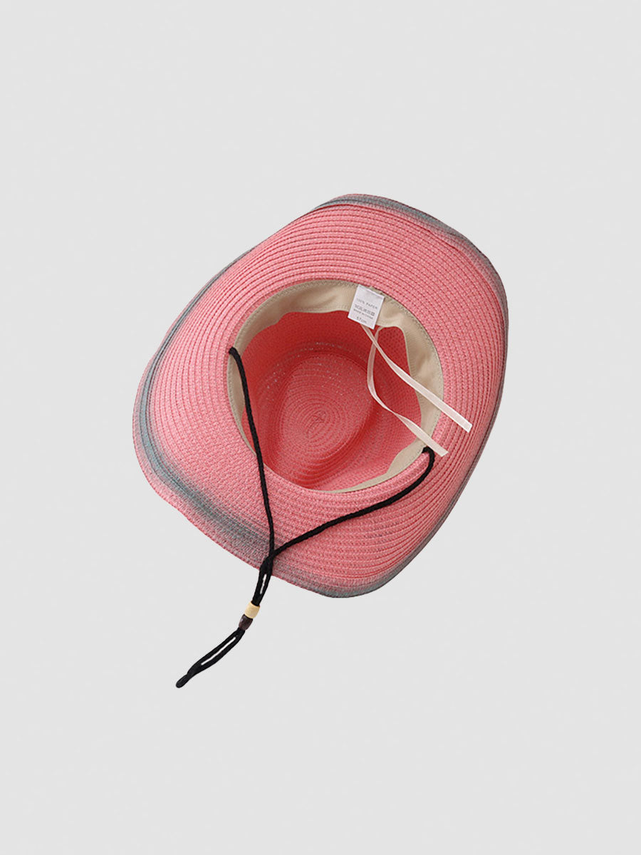 Pink Stars Vintage Sun Hat