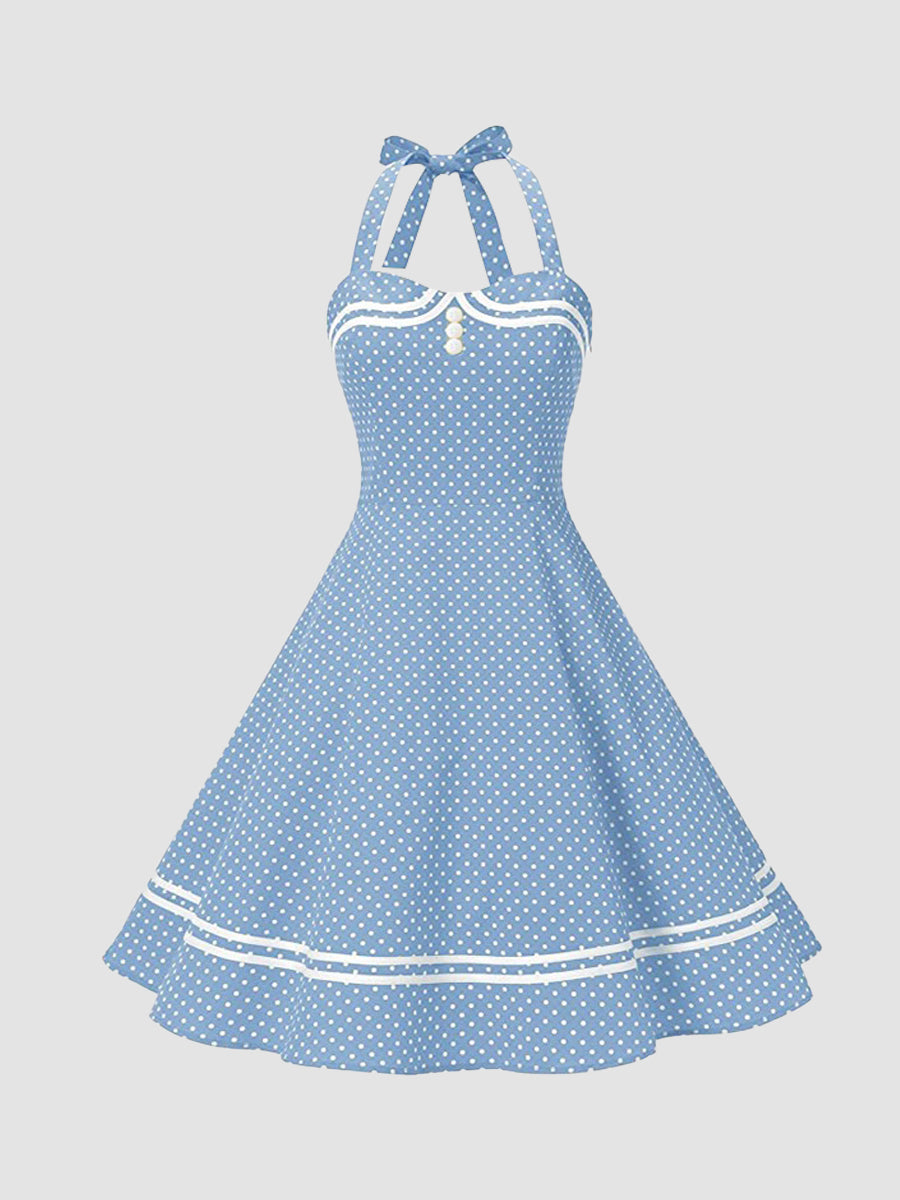 Princess Polka Dot Colorful Dress