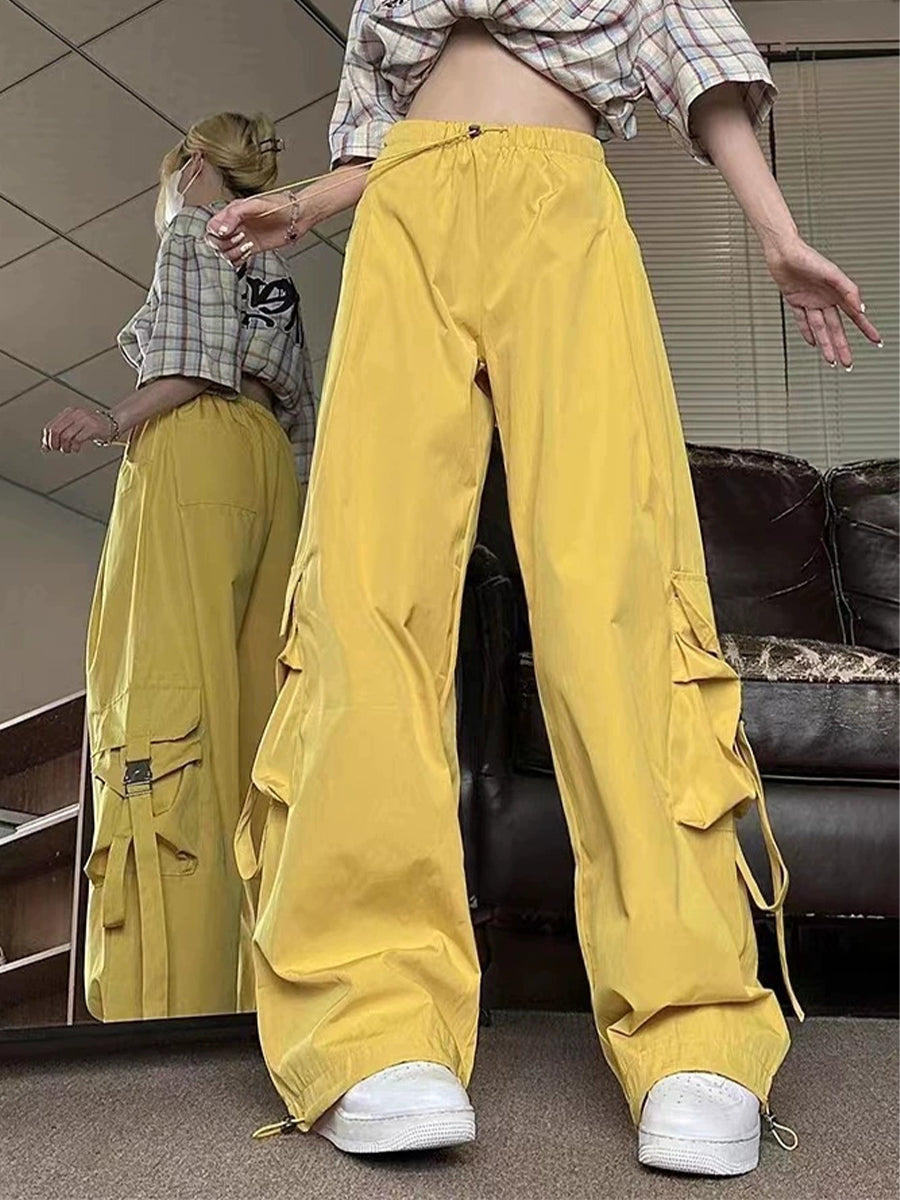 Pockets Casual Loose Pants
