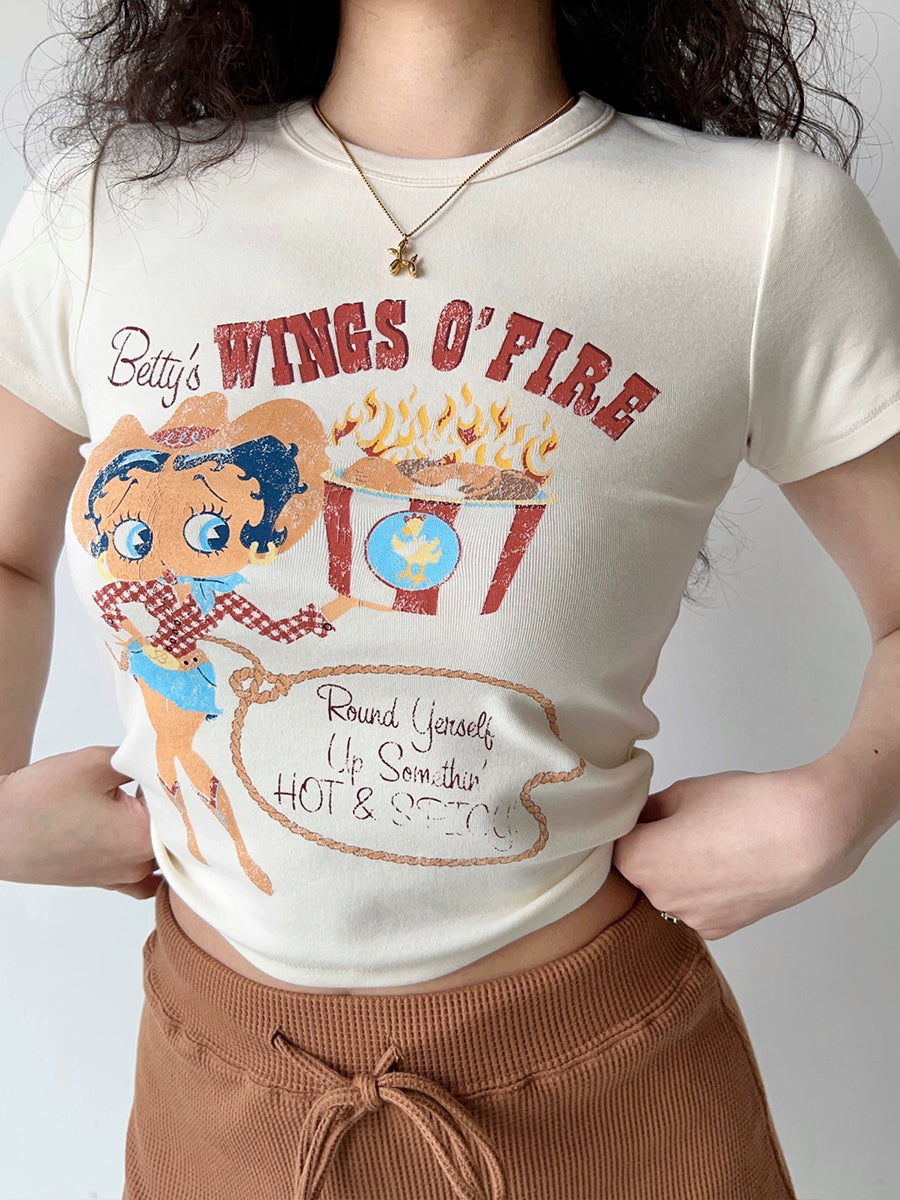 Cotton Girls Crop Top