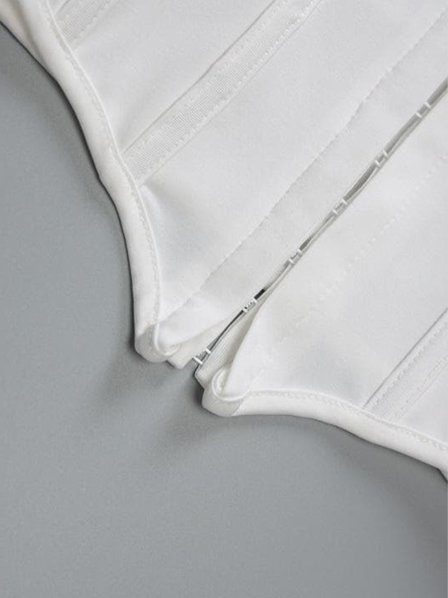 Solid Colors Corset Shapewear For Women Tummy Control Halter Top