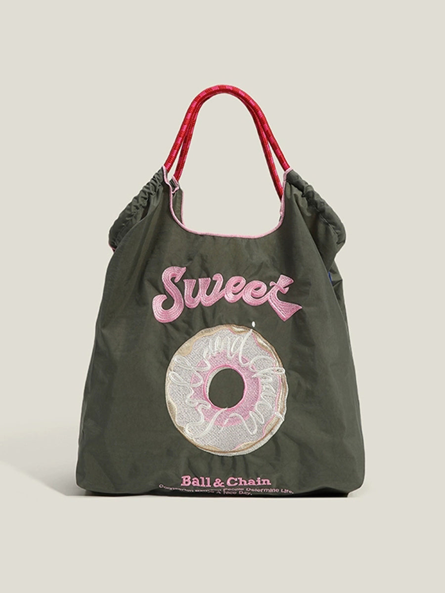 Large and Small Shopping Bag Canvas Bag
