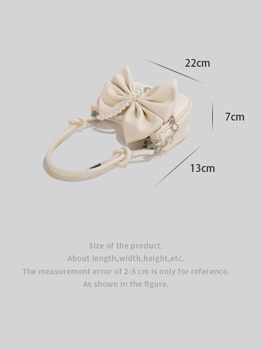 Bow Solid Color Bag