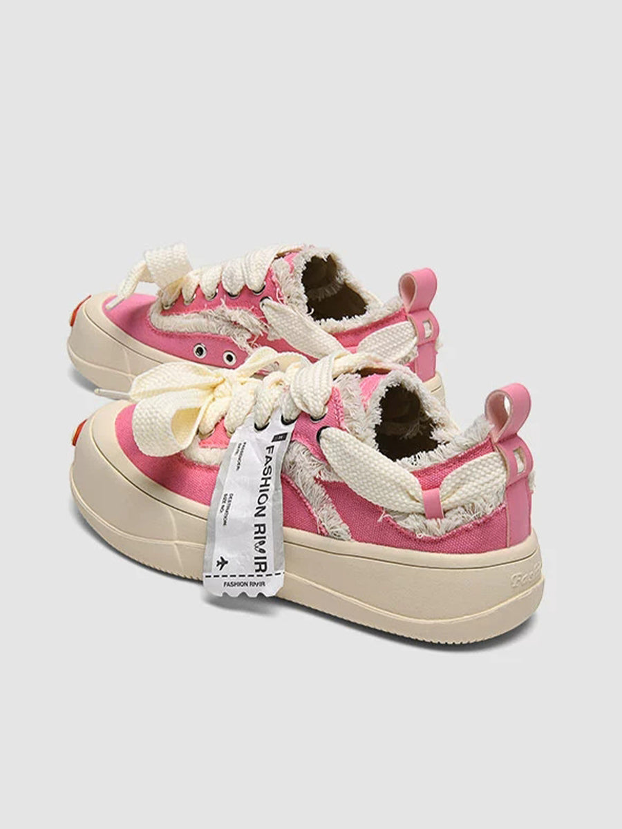 Chunky Sole Breathable Casual Shoes