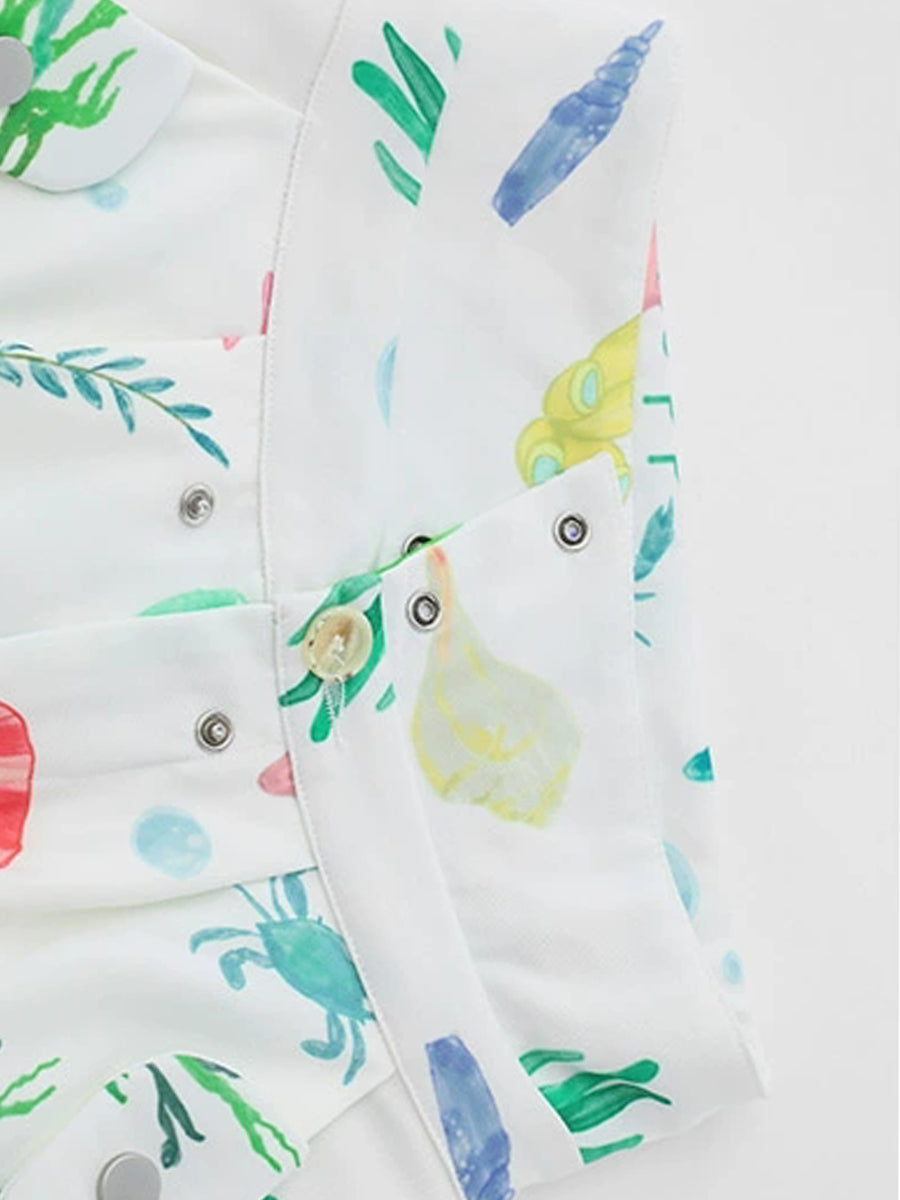 Cartoon Patterned Loose Fit Casual Pants