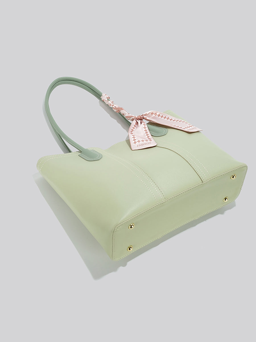 Solid Color Tote Bag