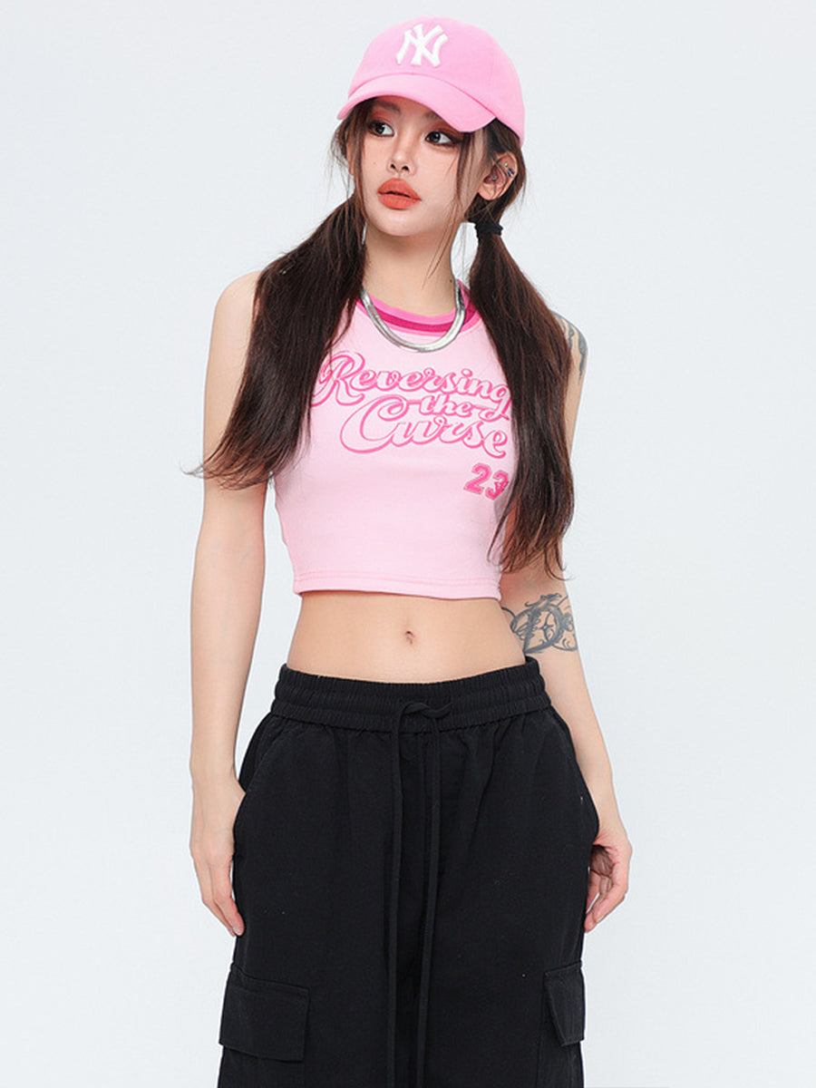 Printed Slim Fit Tank Top