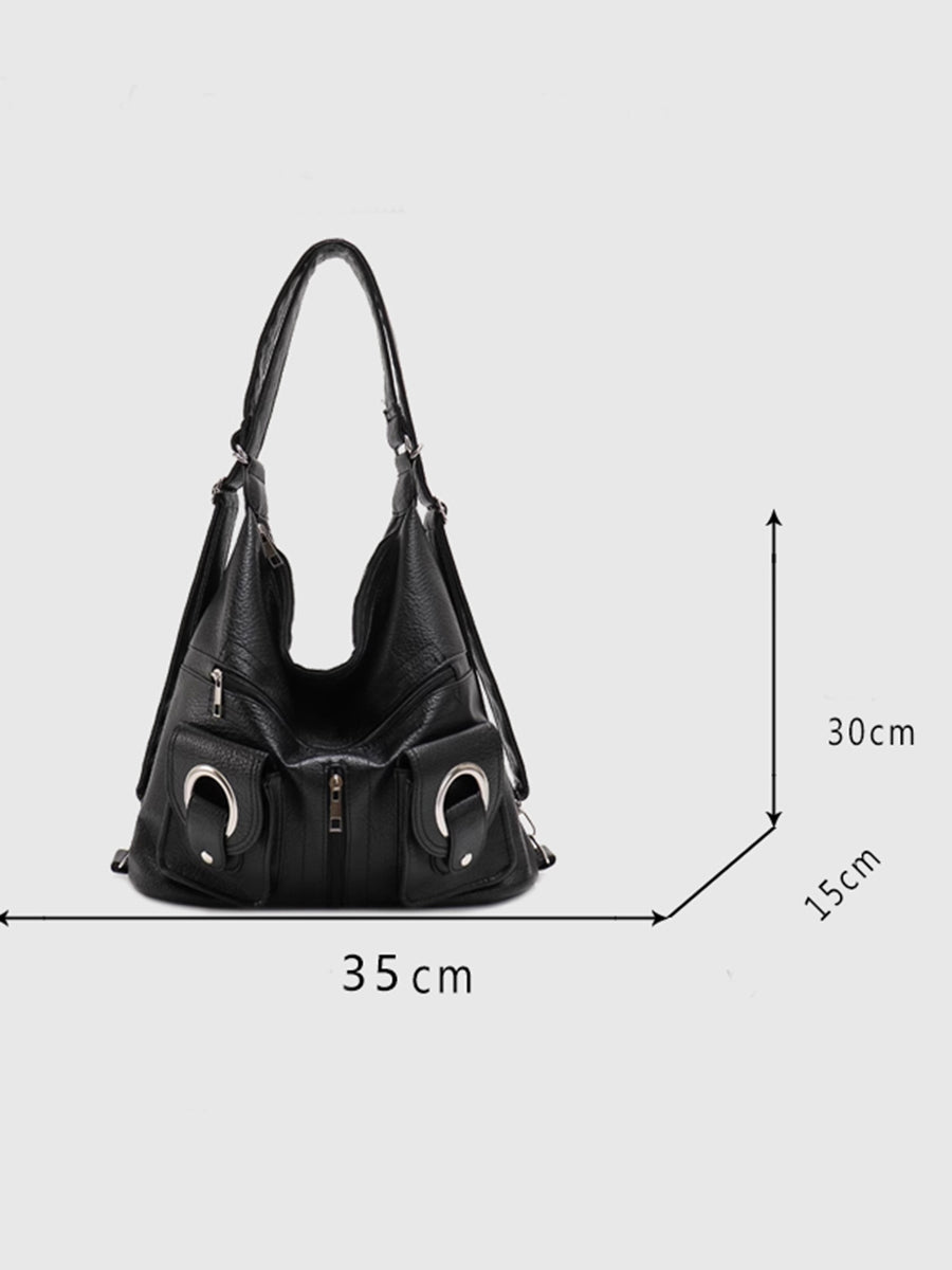 Triangle Leather Bag
