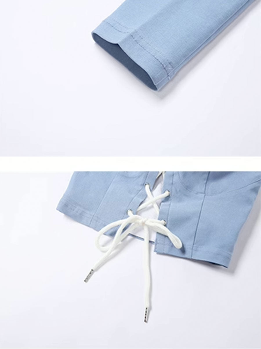 Tight Cami Crop Top with Sleeves