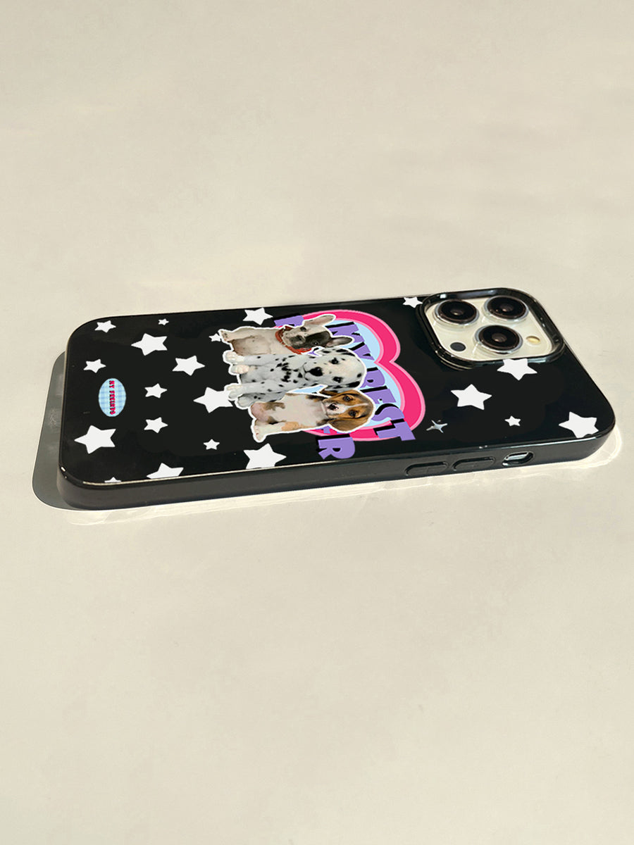 Black Puppy Phone Case for iPhone