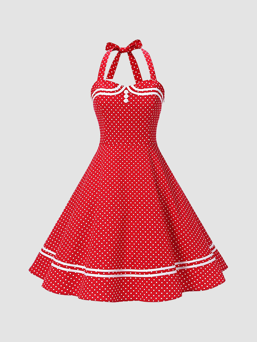 Princess Polka Dot Colorful Dress