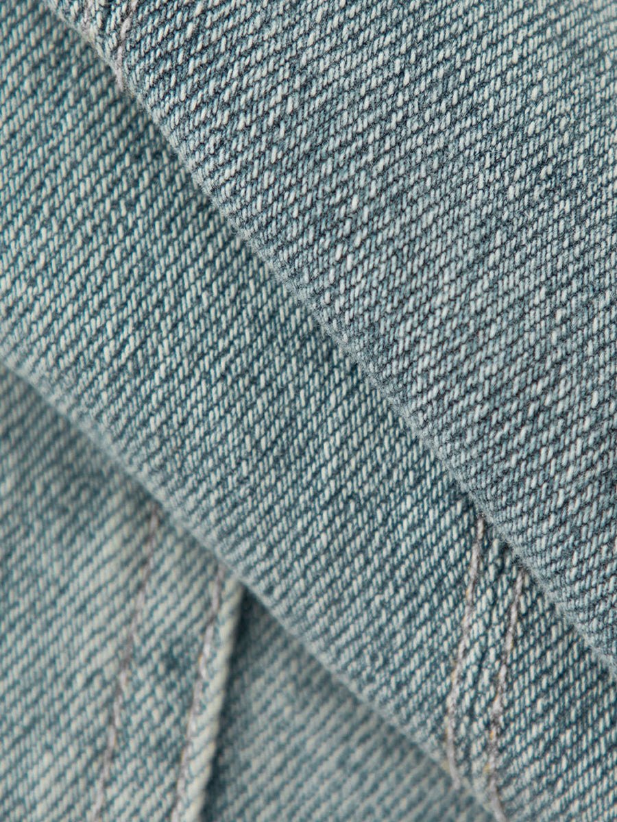 One Shoulder Denim Tank Top